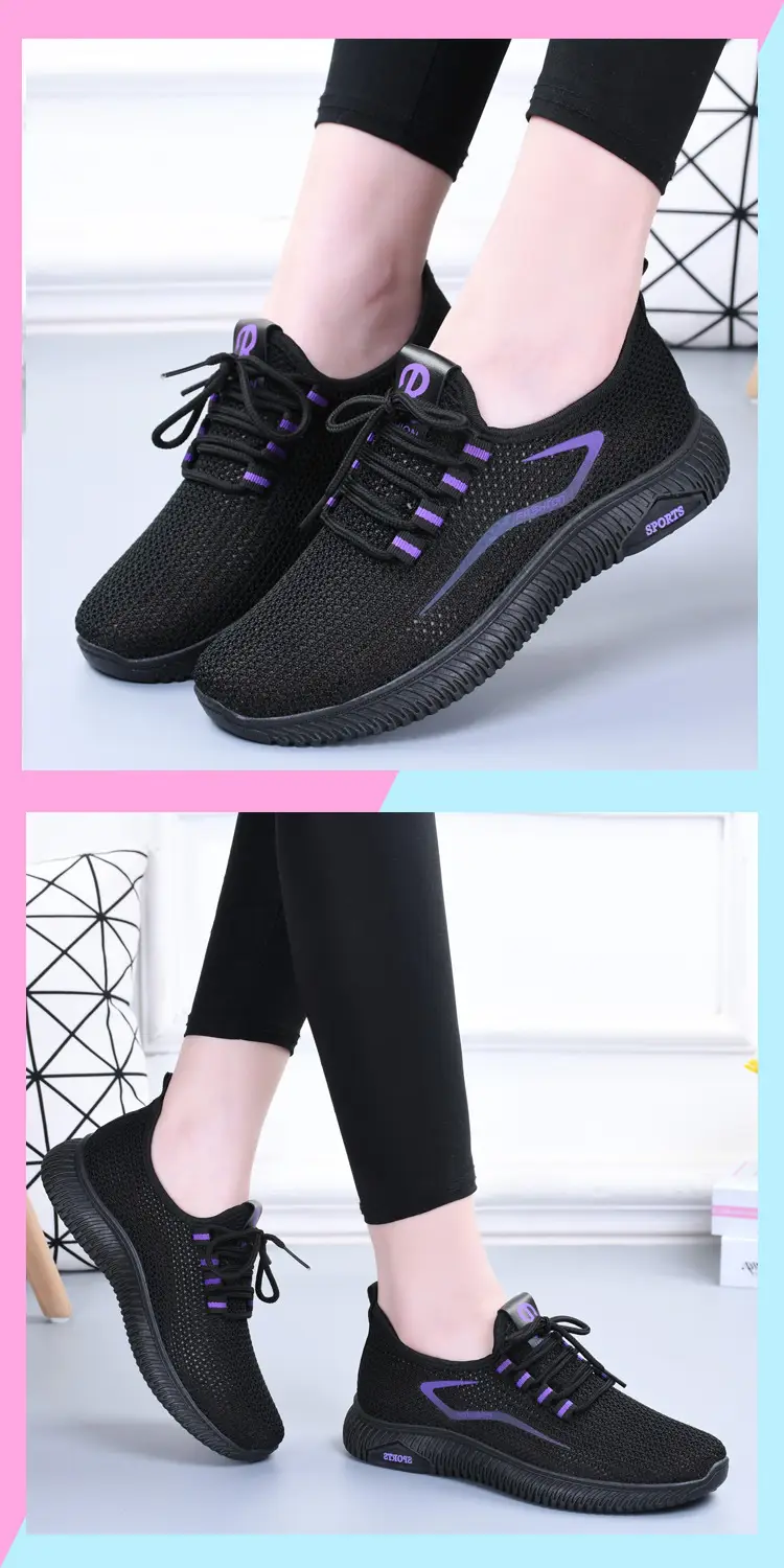 Old Beijing Cloth Shoes Women's Breathable Summer Mesh Shoes Mesh Hollow Women's Shoes Mother's Shoes Sports Casual Shoes Non-slip Soft Sole — feature 6