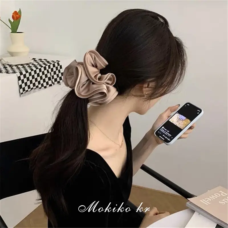 Satin Satin Hair Ring for Women Elegant New Style - Image 14