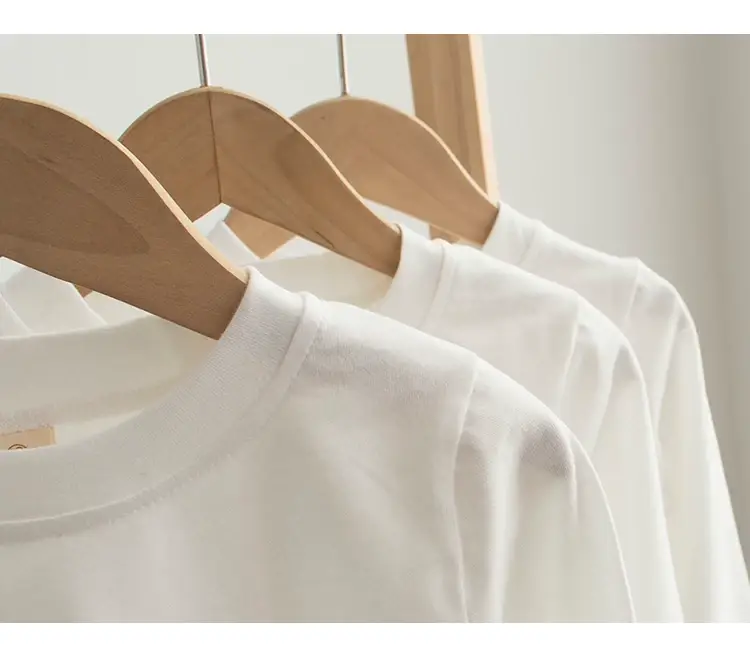 White Cotton Long Sleeve T-Shirt for Kids — feature 11