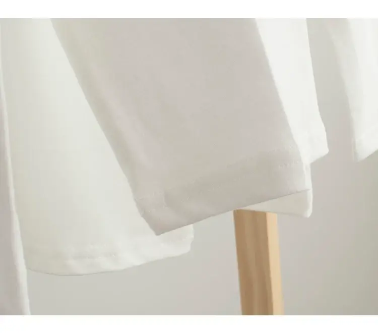 White Cotton Long Sleeve T-Shirt for Kids — feature 7