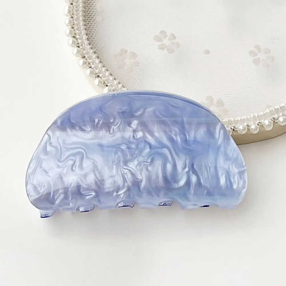 Green Marble Acetate Hair Clip for Women - Image 14