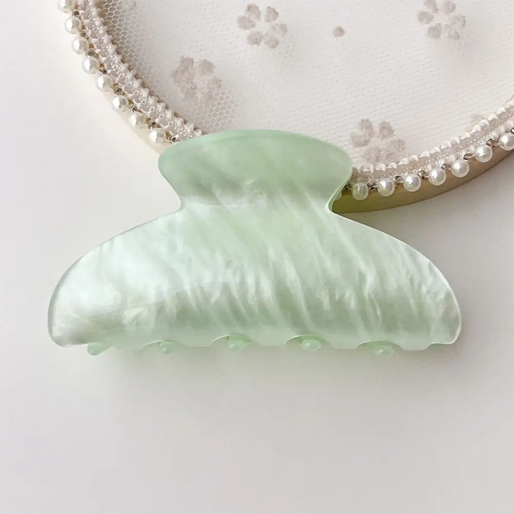 Green Marble Acetate Hair Clip for Women - Image 19
