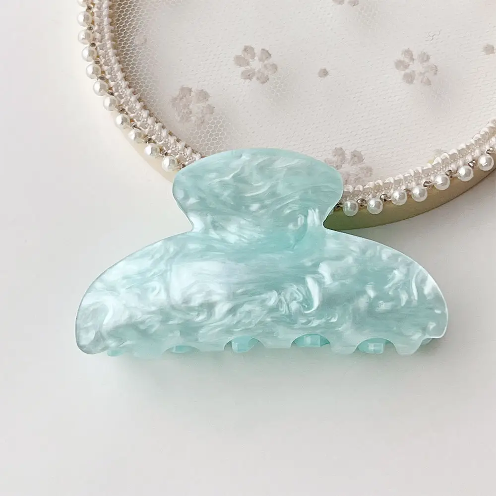 Green Marble Acetate Hair Clip for Women - Image 23