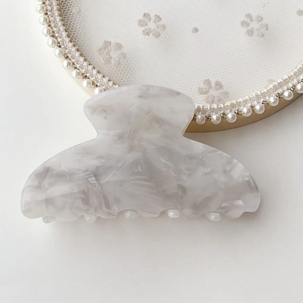 Green Marble Acetate Hair Clip for Women - Image 7