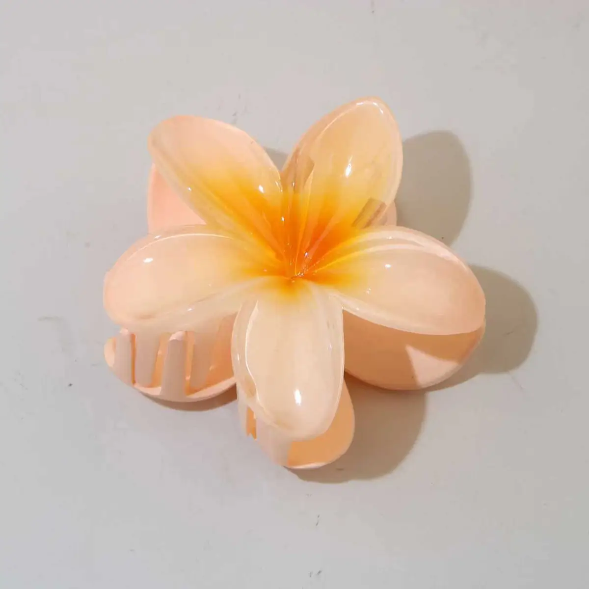 Vintage Green Plumeria Hair Clip for Women - Image 17