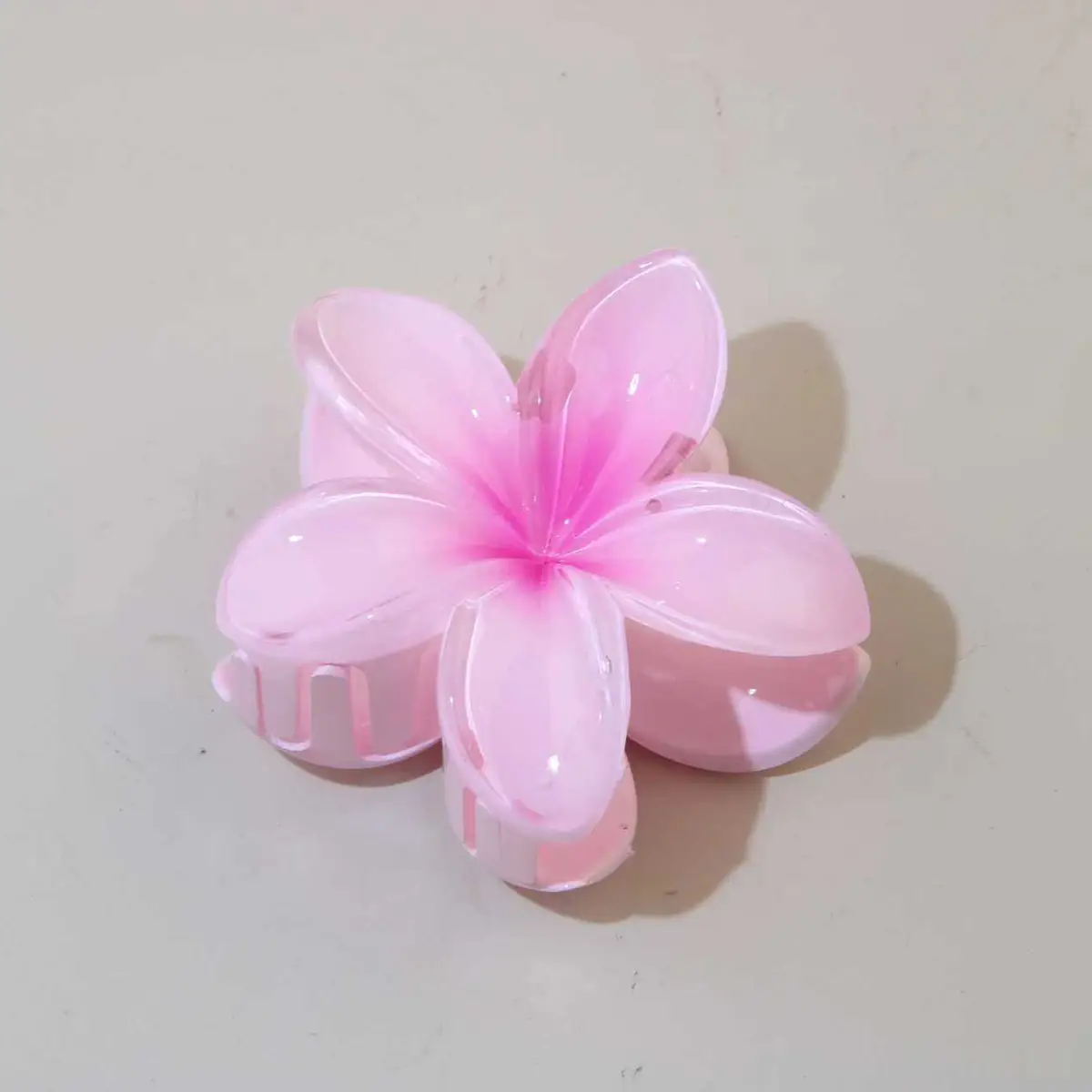 Vintage Green Plumeria Hair Clip for Women - Image 2