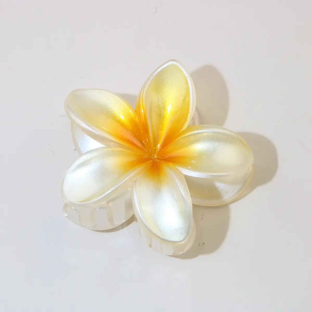 Vintage Green Plumeria Hair Clip for Women - Image 24