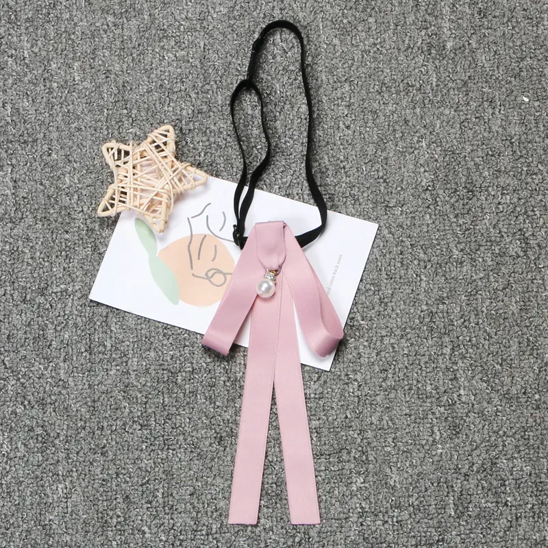White Pink Bow Flapper Shirt for Women Spring Top Design 2022 - Image 3
