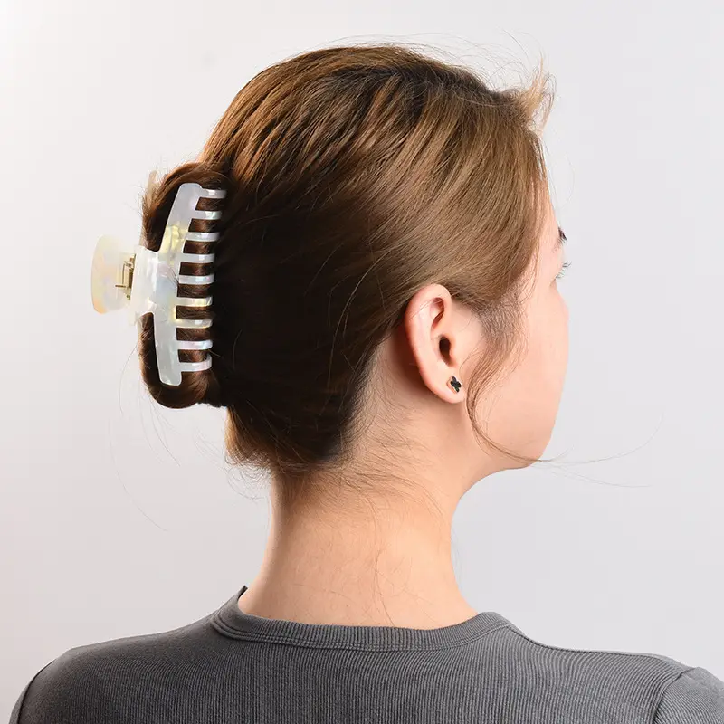 Jiamui Acetic Acid Hair Clip High Quality Cut Out Keel Ponytail - Image 6