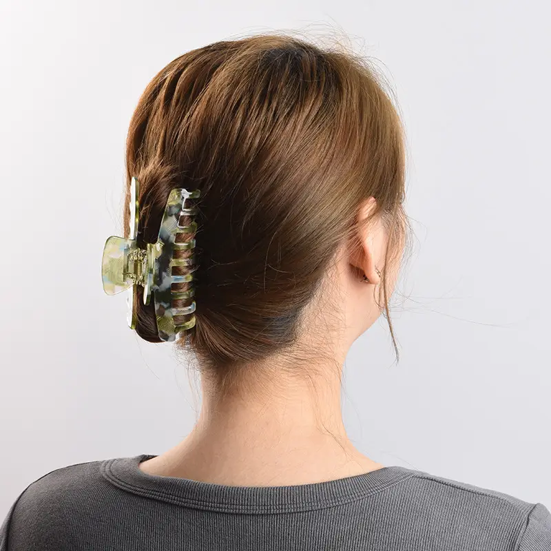 Jiamui Acetic Acid Hair Clip High Quality Cut Out Keel Ponytail - Image 7