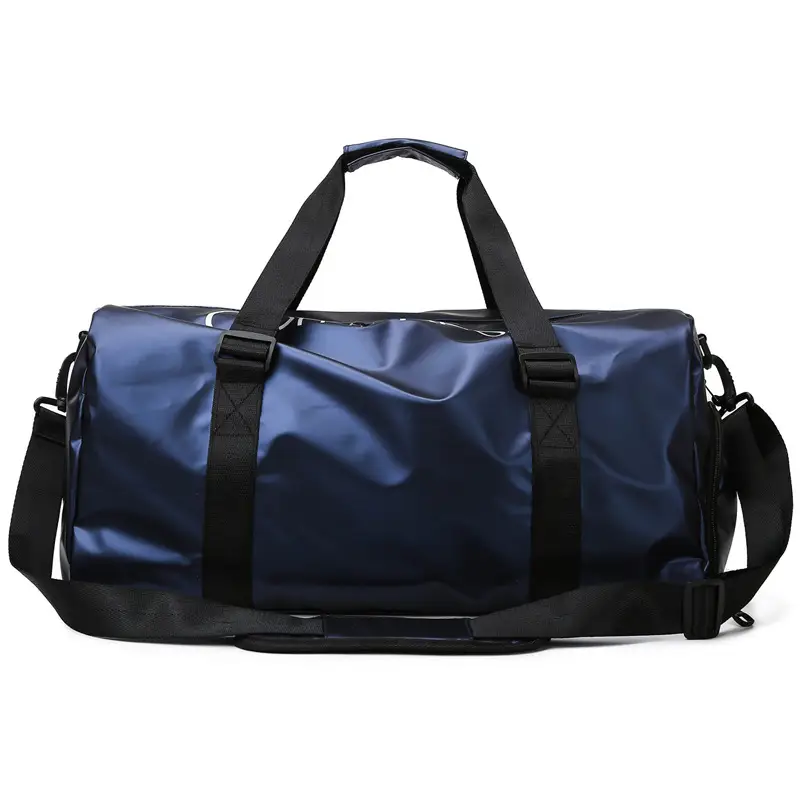 Men's Grey 100% Nylon Yoga Travel Bag with One Shoulder
