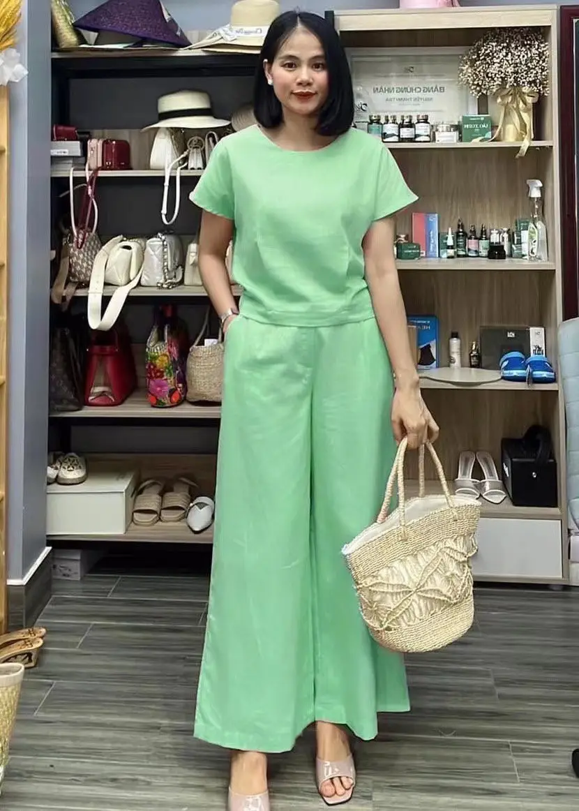 Women Cross-Border Solid Color 2-Piece Suit White - Image 10