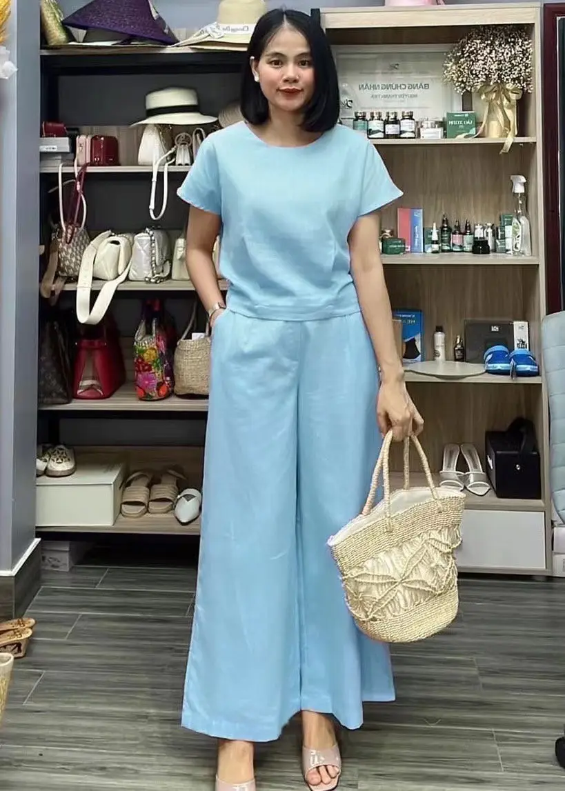 Women Cross-Border Solid Color 2-Piece Suit White - Image 11