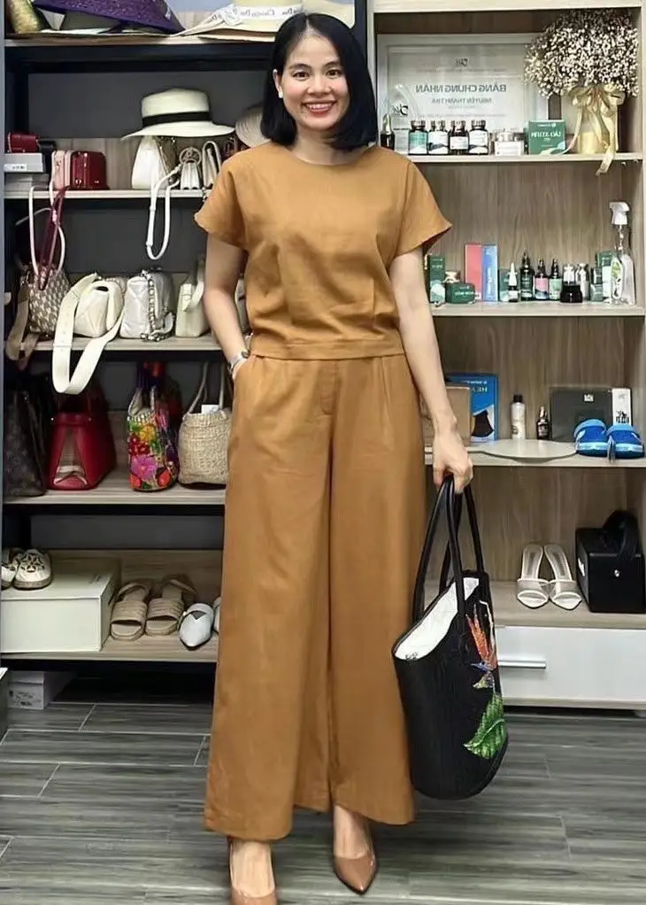 Women Cross-Border Solid Color 2-Piece Suit White - Image 12
