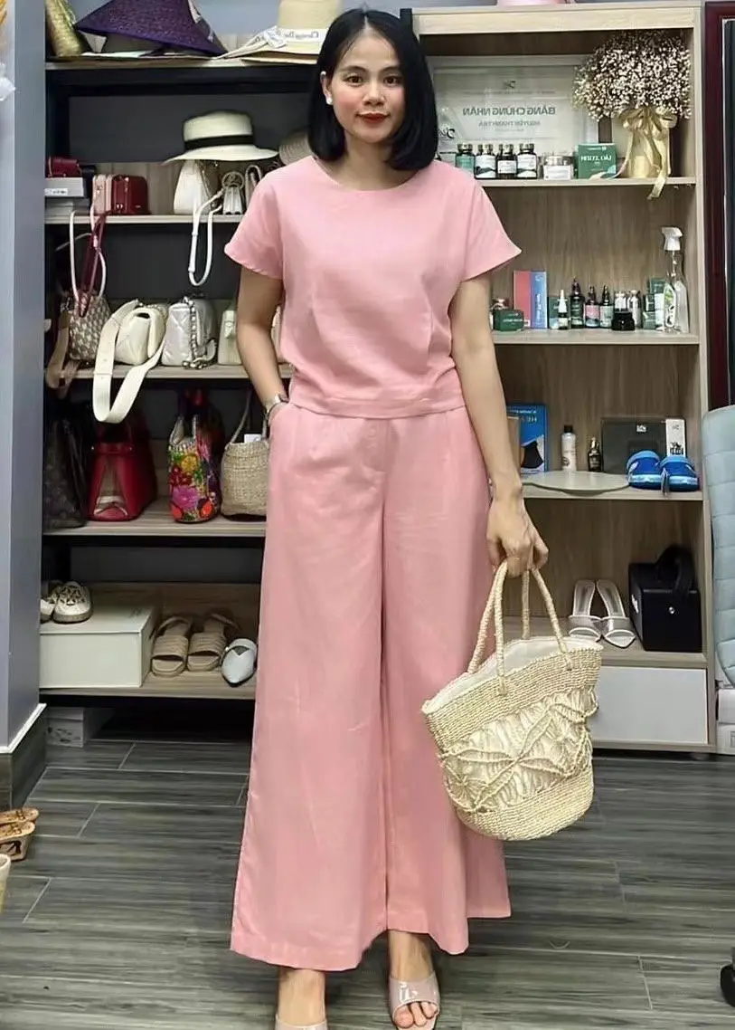 Women Cross-Border Solid Color 2-Piece Suit White - Image 9