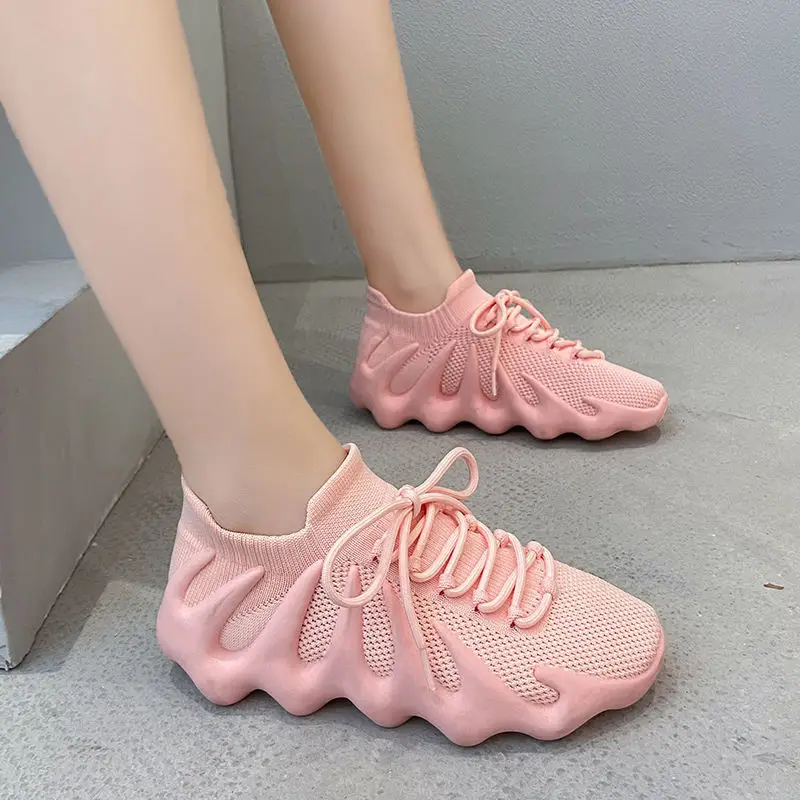 Women's Breathable Flying Woven Casual Shoes 2023 - Image 7