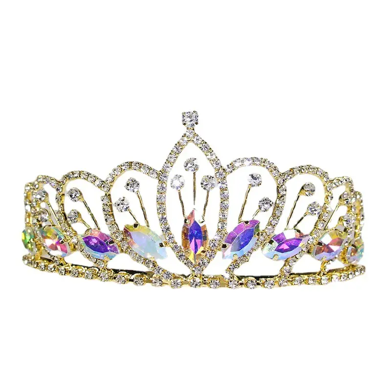European Rhinestone Wedding Crown for Girls & Pageants - Image 7