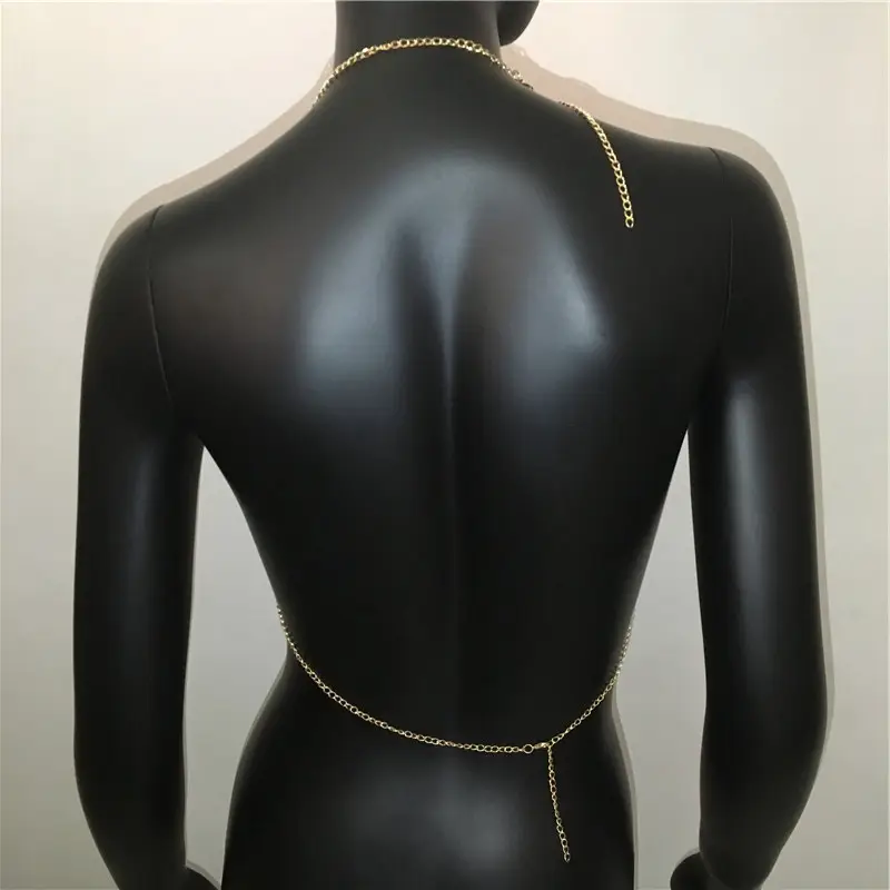 Green Rhinestone Crossbody Bra for Women — feature 20