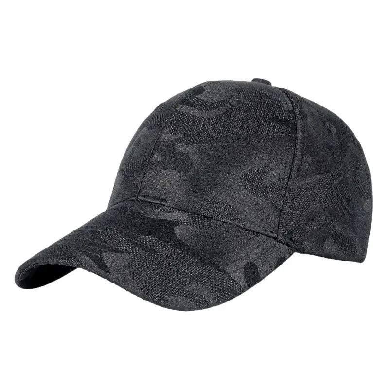 Men Women Blue Camo Baseball Cap Quick Dry