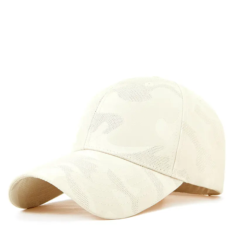 Men Women Blue Camo Baseball Cap Quick Dry