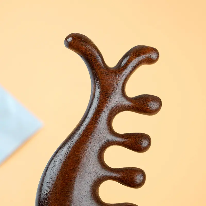 Golden Sandalwood Dolphin Massage Comb