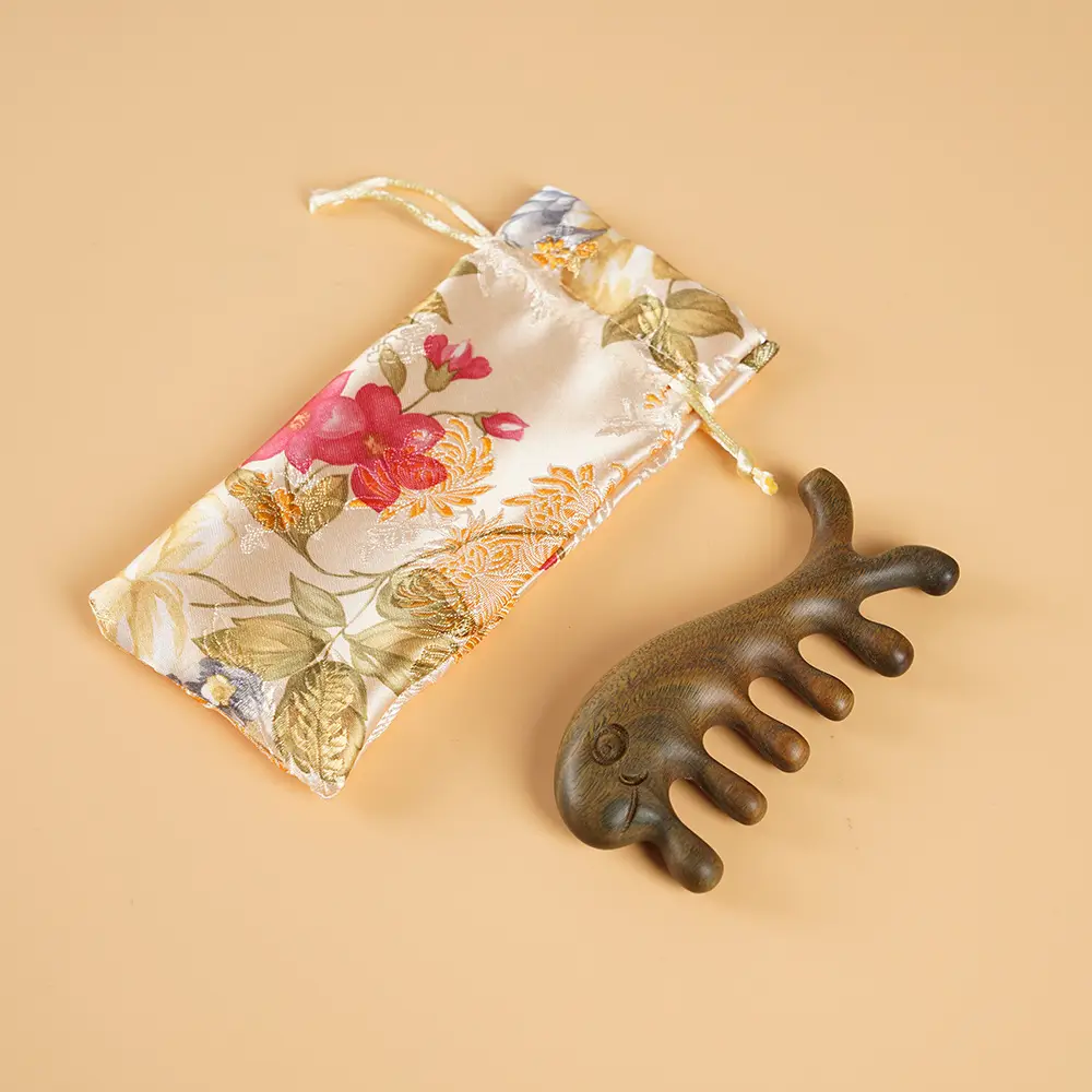 Golden Sandalwood Dolphin Massage Comb