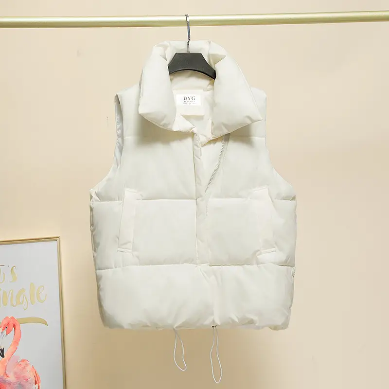 2025 Winter Down Cotton Vest Female Korean Style Loose Waistoutwear - Image 5