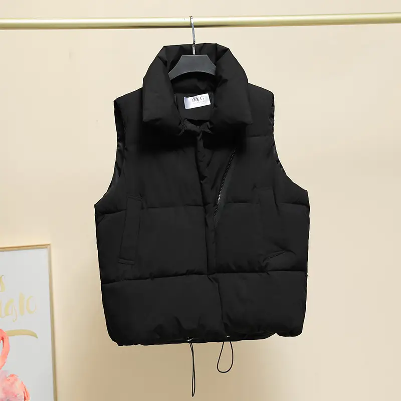 2025 Winter Down Cotton Vest Female Korean Style Loose Waistoutwear - Image 6