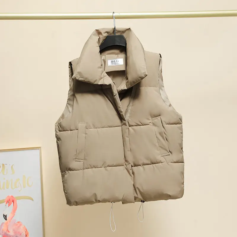 2025 Winter Down Cotton Vest Female Korean Style Loose Waistoutwear - Image 7