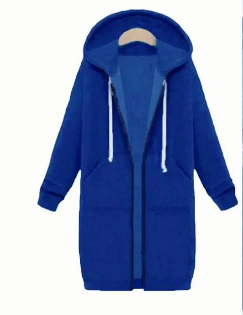 Black Full-Zip Hooded Sweatshirt Women — feature 50