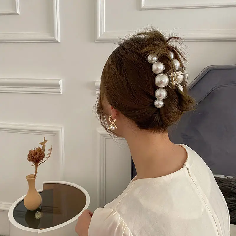 Black K-Style Hair Clip for Women Summer 2021