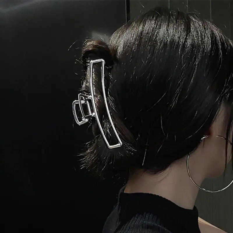 Black K-Style Hair Clip for Women Summer 2021