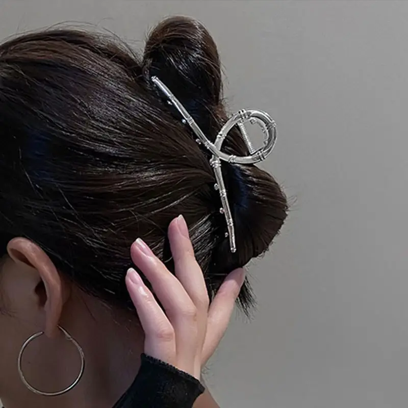 Black K-Style Hair Clip for Women Summer 2021