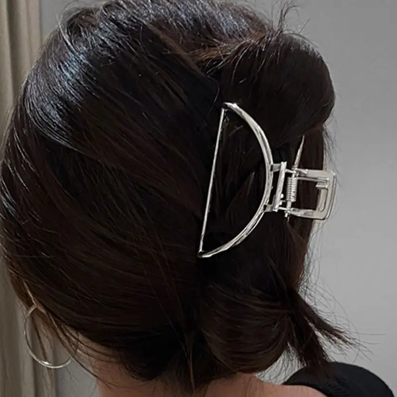 Black K-Style Hair Clip for Women Summer 2021