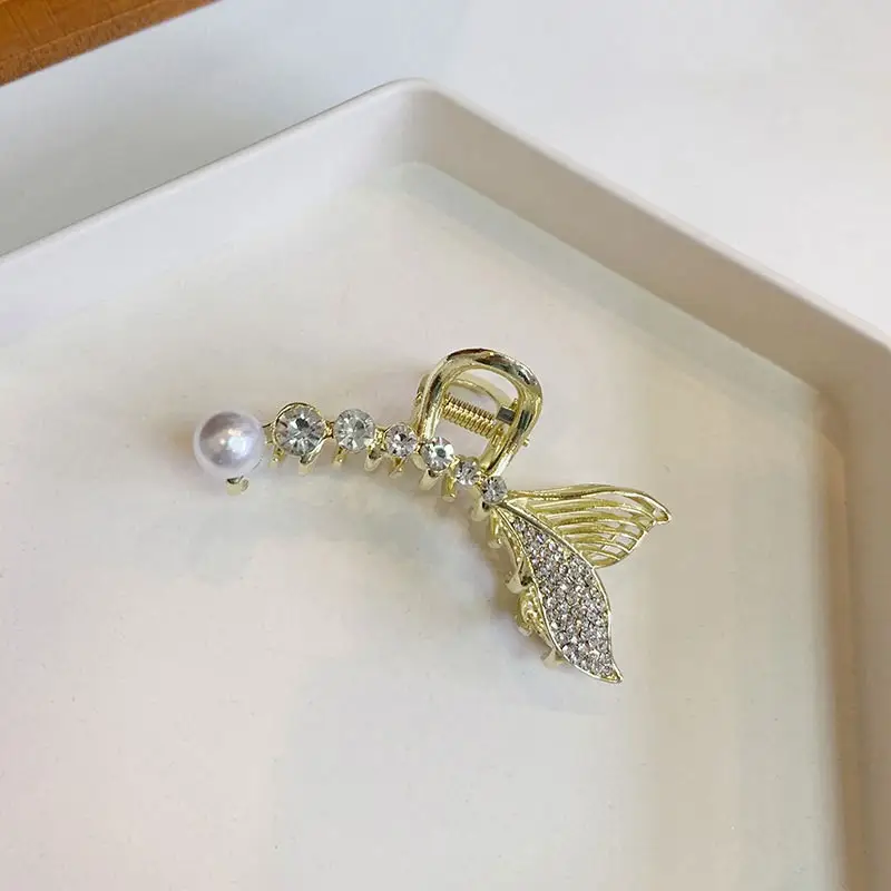 Black K-Style Hair Clip for Women Summer 2021
