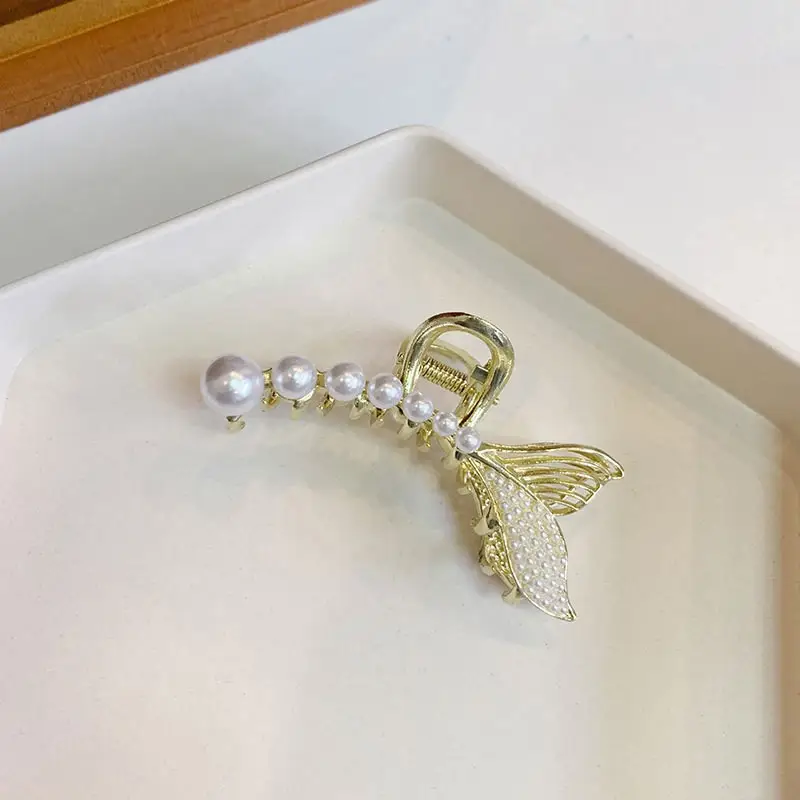Black K-Style Hair Clip for Women Summer 2021