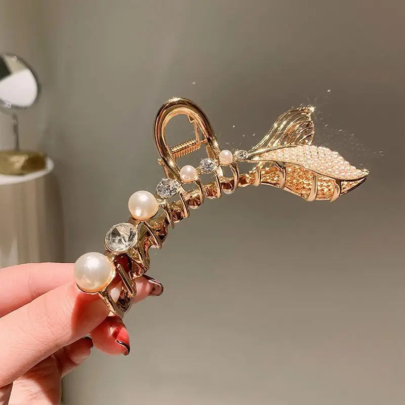 Black K-Style Hair Clip for Women Summer 2021
