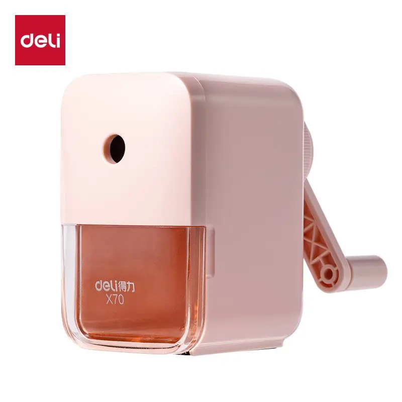 Deli 71158 hand pencil sharpener manual pencil sharpener wholesale pencil sharpener small automatic lead Wholesale