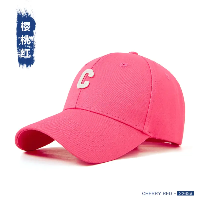 Red C Letter Baseball Cap for Women & Men - Image 17