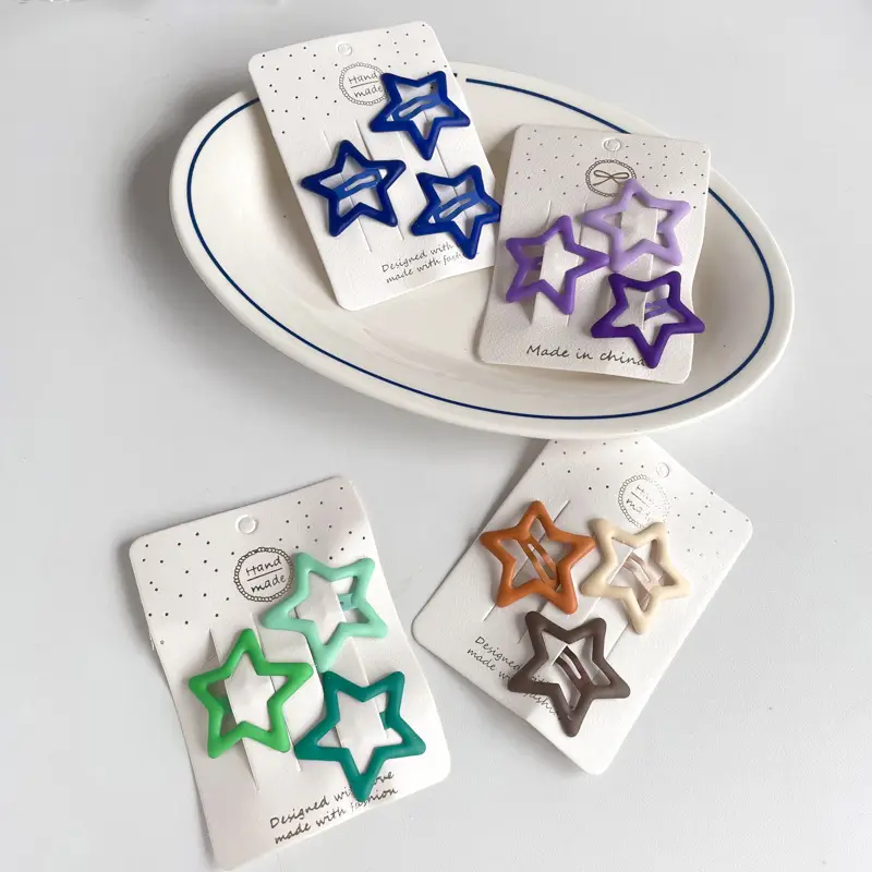 Five-pointed Star Hairpin Clip for Women — feature 8