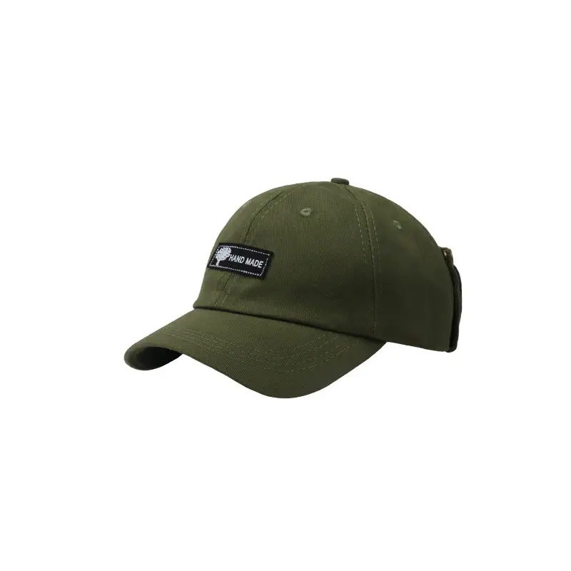 Parent-child Sunscreen Cap Green Military Style
