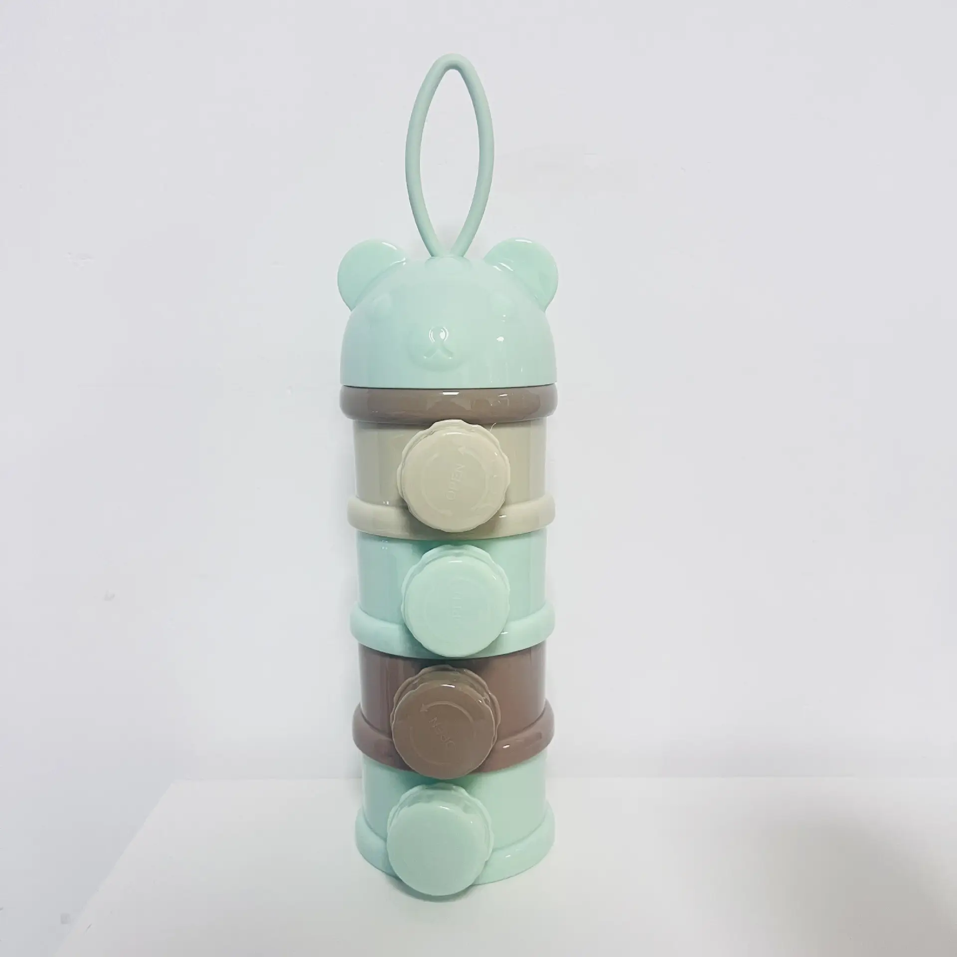Portable Four-Layer Baby Milk Powder Compartment
