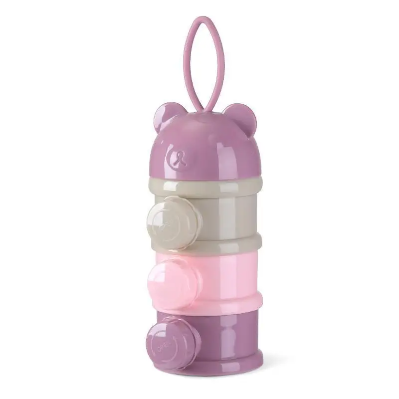 Portable Four-Layer Baby Milk Powder Compartment