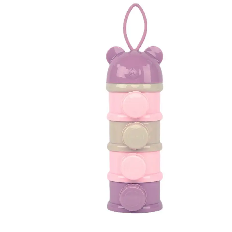 Portable Four-Layer Baby Milk Powder Compartment