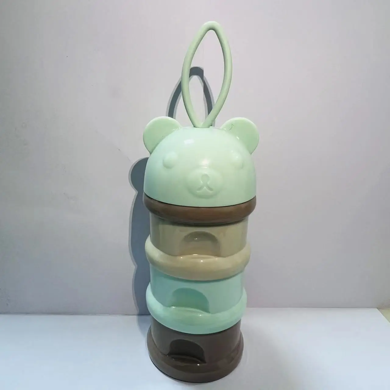 Portable Four-Layer Baby Milk Powder Compartment