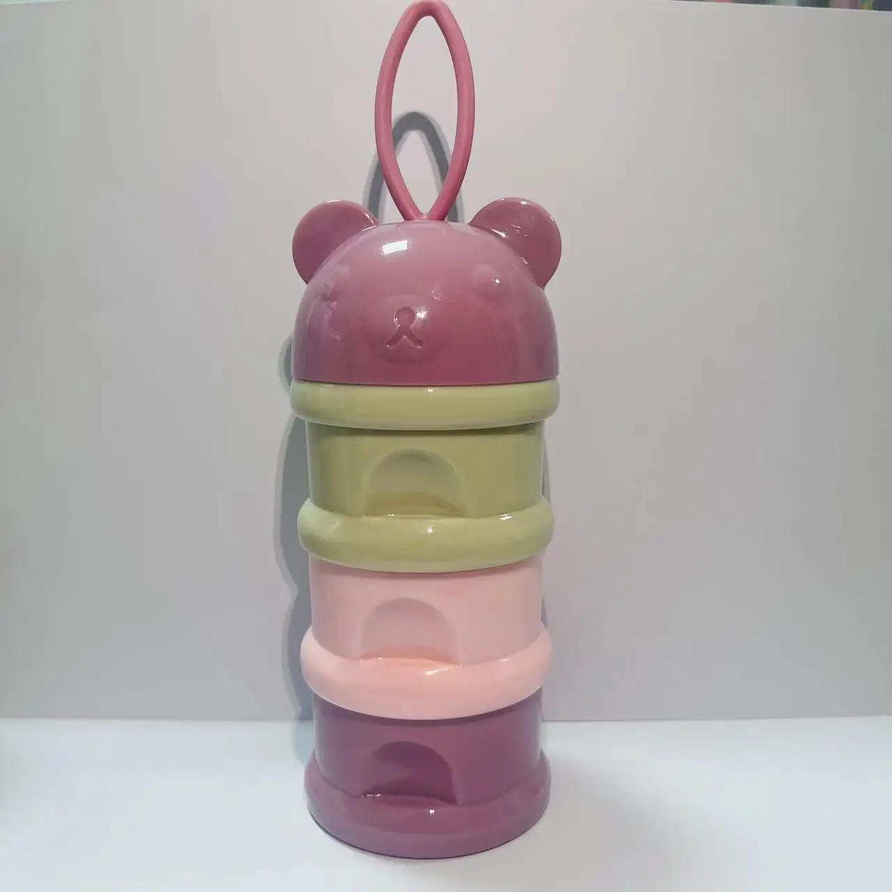 Portable Four-Layer Baby Milk Powder Compartment