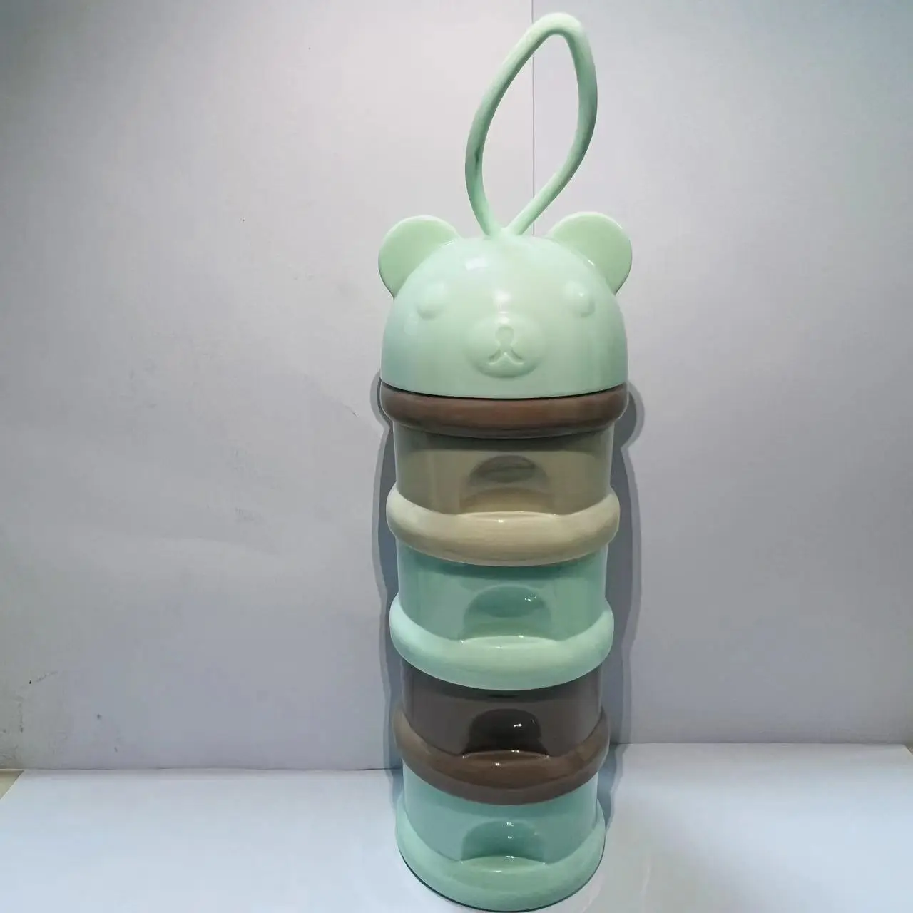 Portable Four-Layer Baby Milk Powder Compartment