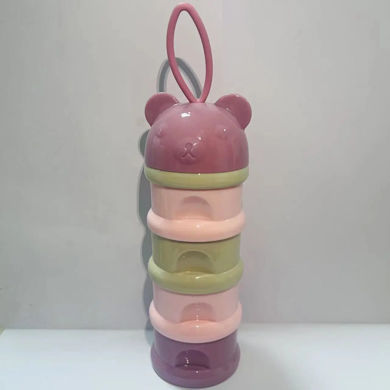 Portable Four-Layer Baby Milk Powder Compartment