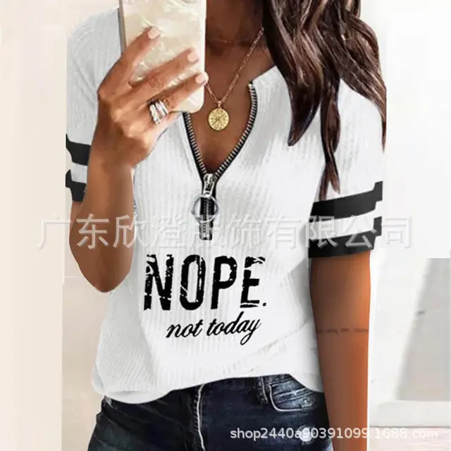 White Zipper Top with Zip Front & Black Straps - Image 8