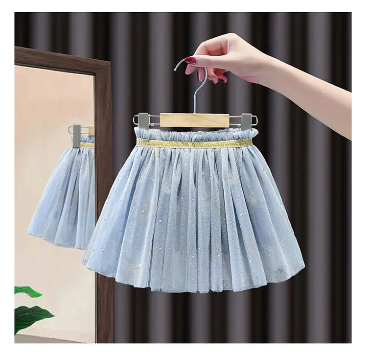 White Polka Dot Baby Skirt for Girls Summer — feature 11
